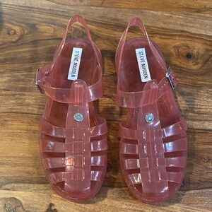 Steve Madden Translucent Pink Sandals